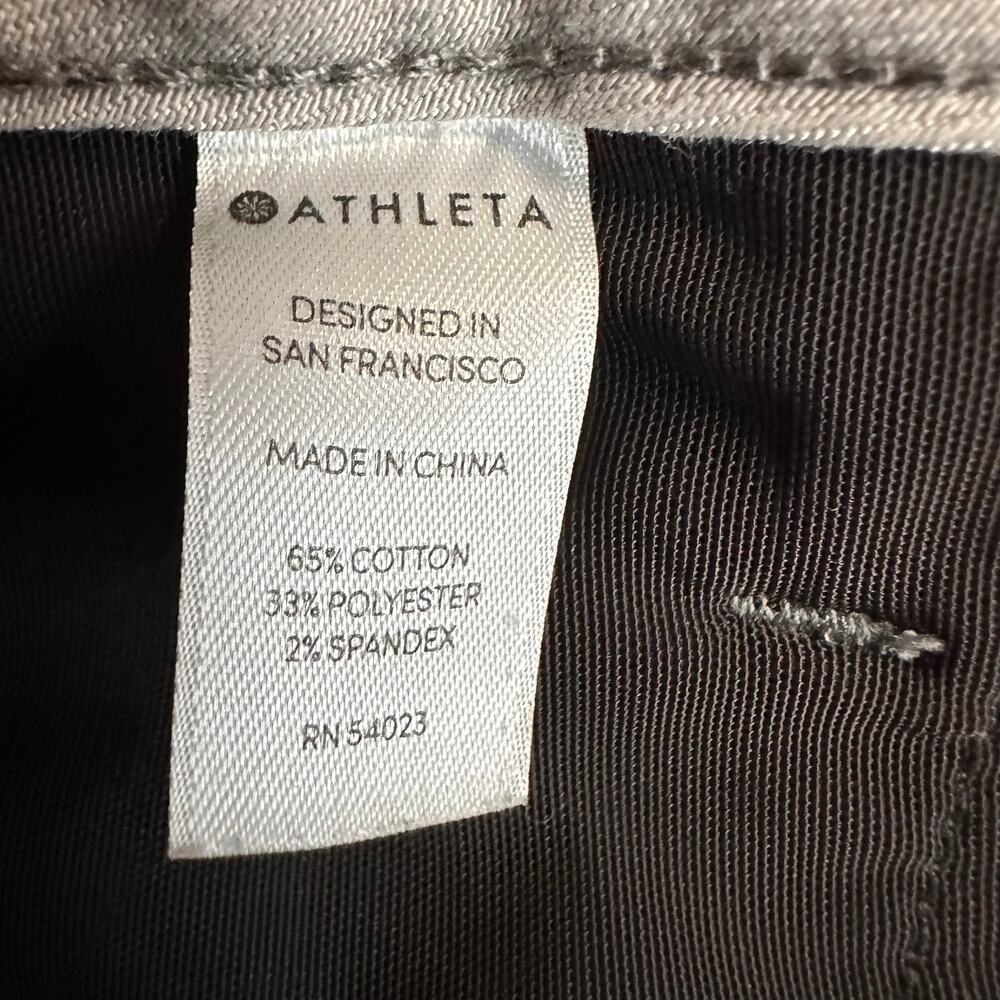 Athleta Sculptek Skinny Jeans Gray Five Pocket Mid Rise Ankle Pants Size 6 - Picture 10 of 11